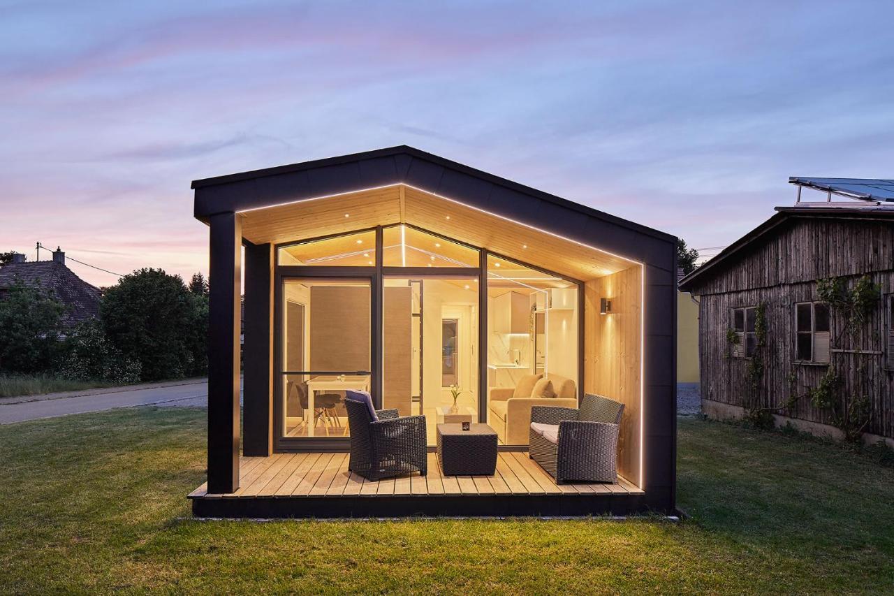 Modernes Tiny House -Neu 2021- Villa Uigendorf Kültér fotó